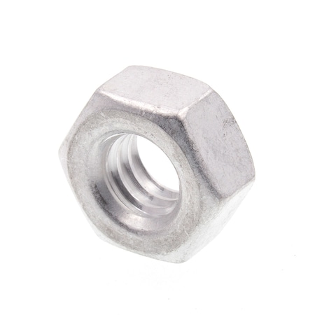 Hex Nut, 1/4-20, Aluminum, Not Graded, Aluminum, 25 PK